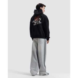 Sweat à capuche Guns & Roses avec détails inversés, 100% coton, French Terry 400 g/m², impression sérigraphique - Product Image 1