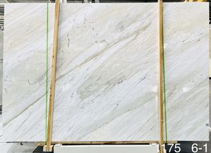 Losas de Mármol Blanco <span class=keywords><strong>Ajax</strong></span>, Mármol de Base Cremosa con Vetas Doradas para Revestimiento de Paredes Interiores, Piso de Baño, Pared de Fondo - Product Image 5