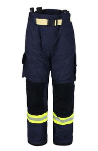 Traje de bombero de triple capa NFPA2112 transpirable de algodón FR Meta Aramid IIIA PPE con cinta reflectante. - Product Image 5