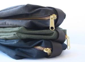 Canvas and Leather Dopp Kit Shaving Makeup <b>Bag</b> <b>Men</b> Husband Gift LCTB-0085 - Product Image 5