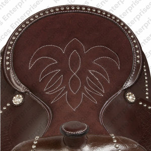 Selle de polo anglais imprimée de logo personnalisé de haute qualité meilleur matériau selles de course de chevaux en cuir personnalisées en gros - Product Image 5