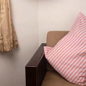 100% Cotton Yarn-Dyed Pillow <b>Covers</b> American Style Coral Stripe <b>Cushion</b> <b>Cover</b> Portable Woven Personalized Home Hotel Hospital - Product Image 1