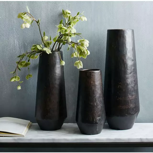 Jarrones de flores de Metal de colores combinados, la mejor decoración interior y diseño hecho a mano, jarrón de plantas verdes y jarrones de flores, lo mejor para la decoración del hogar - Product Image 6