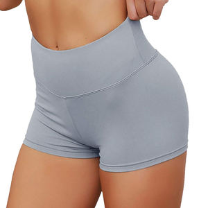 Transpirable de alta elasticidad sin costuras Scrunch Butt Bum entrenamiento deportes Yoga Leggings pantalones cortos de gimnasio ropa deportiva para mujer - Product Image 6