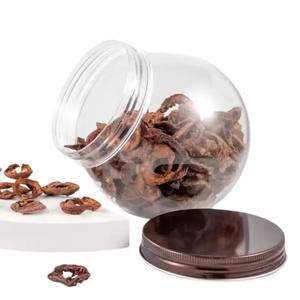 Pavico กระปุกพลาสติกใส่อาหารแบบใสสำหรับสัตว์เลี้ยงรูปทรงลูกบอลมีฝาปิดสีทองมาตรฐาน ISO 9001จากเวียดนาม - Product Image 3