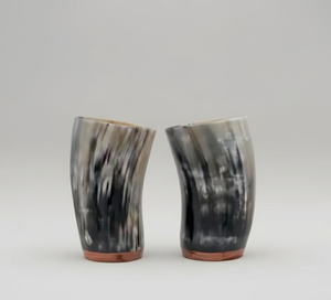 แก้วน้ำเขาควายขัดเงา แก้วทรงแทงการ์ด ทำมือ สกรีนโลโก้ได้ เป็นมิตรกับสิ่งแวดล้อม สไตล์คลาสสิก ราคาถูกจากผู้ผลิต - Product Image 4