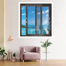 Ventanas abatibles de aleación de aluminio de bajo consumo con vidrio templado y pantalla de acero inoxidable, ideales para hogares modernos - Product Image 4