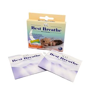 Boîtes d'emballage personnalisées en carton gaufré recyclable pour bandelettes nasales, couches et produits de soins personnels, avec finition mate laminée - Product Image 6