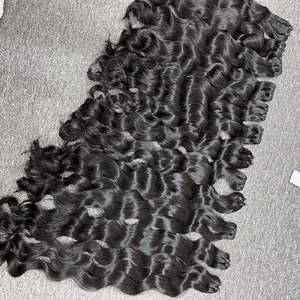 Gros 100% Vierge Cheveux Haute Qualité Vague Naturelle Grand Stock Vietnamien Brut Cheveux Teints TRAME - Product Image 2