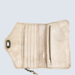 Portefeuille court en cuir véritable fait main pour femme, pochette en cuir de vachette de qualité supérieure, porte-monnaie et porte-cartes - Product Image 4