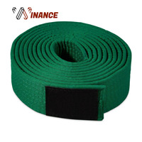 Ceinture de Jiu Jitsu Brésilien 100% Coton Arts Martiaux sur Mesure Porter Karaté Taekwondo BJJ Gi Jiu Jitsu Sportswear OEM Disponible