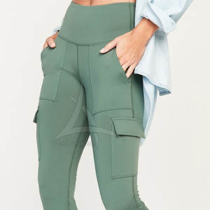 Legging de yoga pour femmes de style à la mode en gros Legging sans couture respirant taille moyenne à vendre - Product Image 4