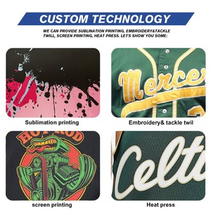 Uniformes de Béisbol Sublimados Personalizados de la Mejor Calidad al por Mayor, Camiseta de Árbitro Unisex 100% Poliéster, Malunet Enterprises 240g - Product Image 4