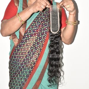 Meilleurs produits bon marché fabrication indienne de fermeture HD ondulée de cheveux humains de temple pour le fournisseur texture soyeuse du sud prix d'exportation à vendre - Product Image 4