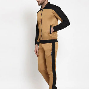 Survêtements décontractés pour hommes, design de haute qualité, fermeture éclair intégrale, respirant, 100% polyester, boucle en tissu éponge, athlétique, jogging, personnalisé, hiver - Product Image 4