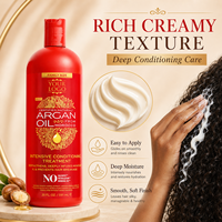 Crème revitalisante hydratante et lissante à l'huile d'argan marocaine biologique végane, anti-pelliculaire, nettoyante en profondeur et nourrissante pour les cheveux