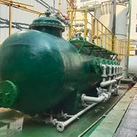 Station de traitement des eaux usées MBBR souterraine, pompe à moteur PLC, réservoir septique en FRP anti-corrosion, filtration 50 mètres cubes/jour