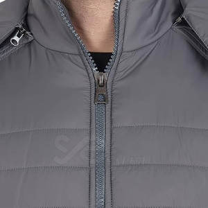 Chaqueta sin mangas de calle de invierno hecha con el mejor material para hombre, ropa informal con logotipo frontal transpirable a prueba de viento de alta calidad - Product Image 3