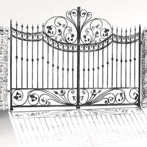 Puerta de hierro forjado personalizada para entrada privada construida por el proveedor de Vietnam utilizando métodos tradicionales y maquinaria moderna - Product Image 3