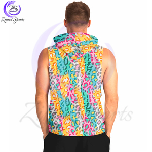 2025 Design Unique Écologique Avec Son Propre Logo Haute Qualité Usure Extérieure Confortable Premium Produit Hommes Porter Des Sweats À Capuche Sans Manches - Product Image 6