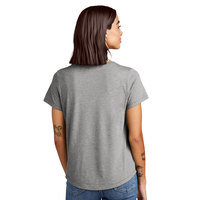 T-shirt blanc pour femmes coupe décontractée Tri Blend T-shirts super doux à encolure dégagée pour femmes XS-2XL NOUVEAU