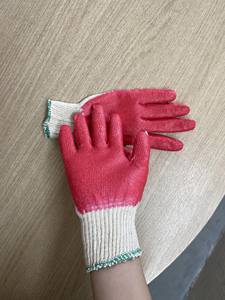 Gants enduits de caoutchouc vietnamien Gants de travail de sécurité antidérapants anti-coupure avec coton réutilisable semi-enduit de latex pour le jardinage - Product Image 2