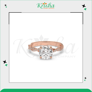 Anillos de Diseño Elegante con Diamantes Cultivados en Laboratorio y Naturales al 100%, Color Blanco DEF, Claridad VVS/VS, Fabricados en India, Más Vendidos - Product Image 5