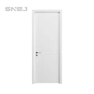 Portas interiores de estilo europeu, porta de madeira para quarto de casa, design de interiores, portas de madeira brancas