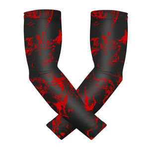 Mangas de brazo de Ciclismo de poliéster 100% hechas a medida, compresión transpirable y de secado rápido para hombres, conjuntos estampados - Product Image 2