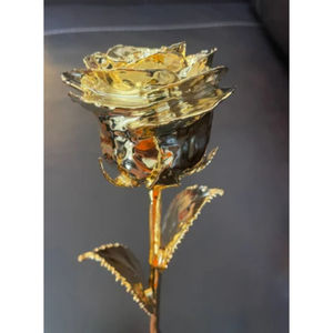 Rosa Real Bañada en Oro de 24k al por Mayor, Rosa Eterna Hecha a Mano con Caja de Regalo para el Día de San Valentín, Aniversario, Día de la Madre - Product Image 5