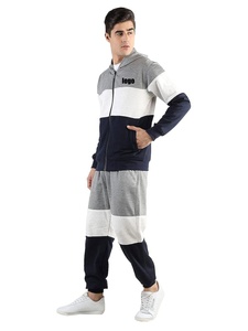 ชุดวิ่งออกกำลังกายเล่นยิมสำหรับผู้ชายชุดวอร์ม2ชิ้นมีฮู้ด - Product Image 3