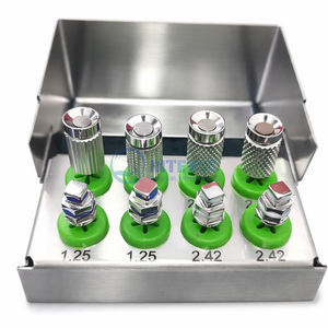 Kit Profesional de Destornilladores Hexagonales Manuales de Acero Inoxidable para Implantes Dentales, 8 Piezas, Largos y Cortos, Herramientas Quirúrgicas Intensas para Implantes - Product Image 2