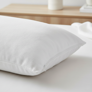 Elegante Satin Stripe 300TC Protector De Almohada extraíble para dormir de lujo estilo Hotel Cuidado cómodo y lavable - Product Image 1