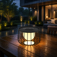 Lampe de table solaire extérieure IP65 personnalisable pour hôtel, villa, jardin et projets extérieurs