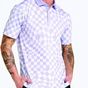 OEM Polos para hombre Diseño de color sólido Personalizado 100% Poliéster Último diseño Precio bajo Sublimación Polo - Product Image 1