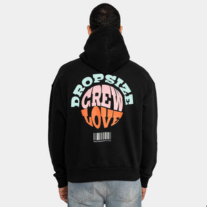 Venta al por mayor logotipo personalizado pesado invierno sudaderas ODM tela Sudadera con capucha polar bordado cremallera diseño con capucha cuello impreso Sudadera con capucha - Product Image 4