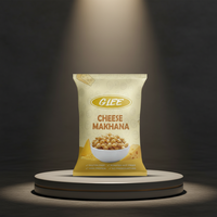 Glee Cheese Makhana, Nueces de Lechuga Asadas, Saladas, Envasadas en Nitrógeno, Bajas en Grasa, 50g, Listas para Comer