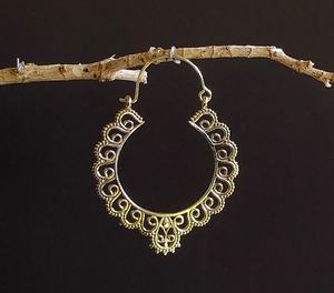 Wholesale Gift <b>Women</b> Gold Color <b>Hoop</b> <b>Earrings</b> Different Size Tribal <b>Hoop</b> <b>Earring</b> - Product Image 1