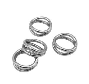 Rond de serviette en forme pour la décoration d'événement de mariage Nouveau style de porte-serviettes en métal pour théière - Product Image 4