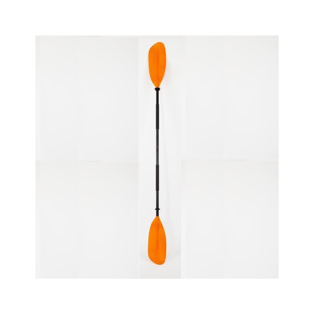 Boat Asymmetric Aluminum Rounded Blade 84" Orange Kayak Paddle