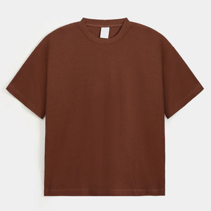 T-shirts surdimensionnés personnalisés grande taille Crew Fitness pour hommes conception d'épaule tombante 100% coton fabriqué au Pakistan en vente - Product Image 4