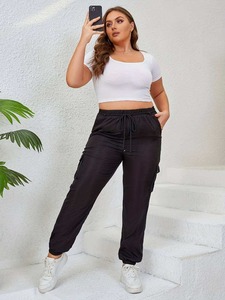 Pantalon de survêtement à cordon de serrage réglable pour homme, mode hivernale à prix compétitif avec style frontal plat - Product Image 6