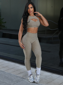 Leggings de sport durables à taille élastique, effet push-up, taille haute, avec 2 poches latérales, leggings de sport pour femmes - Product Image 3