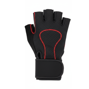 Gants de sport unisexes en néoprène respirant à demi-doigts avec logo personnalisé, pour la musculation, la musculation, l'entraînement physique, paume antidérapante - Product Image 6