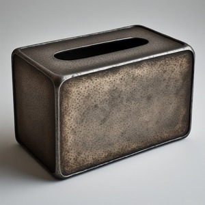 Boîte à mouchoirs élégante et moderne multifonctionnelle, structure métallique durable, design artisanal pour un usage domestique et commercial, organisation élégante - Product Image 3