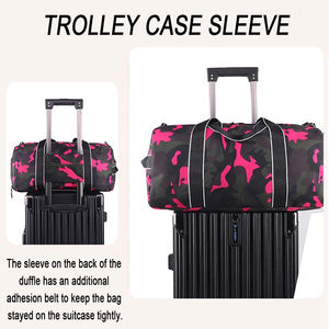 Bolsa de Deporte para Mujer, Bolsa de Viaje Plegable, Bolsas de Gimnasio Grandes con Compartimento para Zapatos - Product Image 4