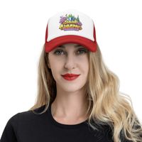 Subway Surfers Vancouver Retro Summer Trucker Hat Gorra de béisbol ajustable de 6 paneles para adultos Parkour Sport Dad Hat