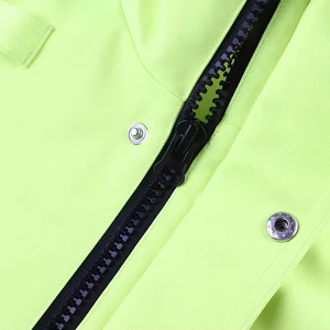 Men's High Visibility Canvas Safety <b>Jacket</b> Winter <b>Construction</b> Reflective <b>Work</b> Wear Enhanced Safety High-Light Visibility - Product Image 2