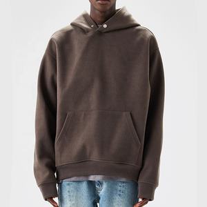 Streetwear 450gsm 100% Cotton Oversized Mens Zip Up Hoodies Casual Blank <b>Zippered</b> <b>Hoodie</b> Men's Hoodies - Product Image 5