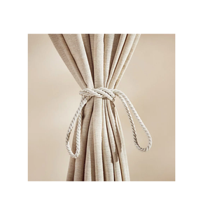 Lazos de cortina modernos para cortinas, retenciones de cortina de longitud para piezas de diseño de cuerda de tamaño personalizado, artesanía natural - Product Image 6